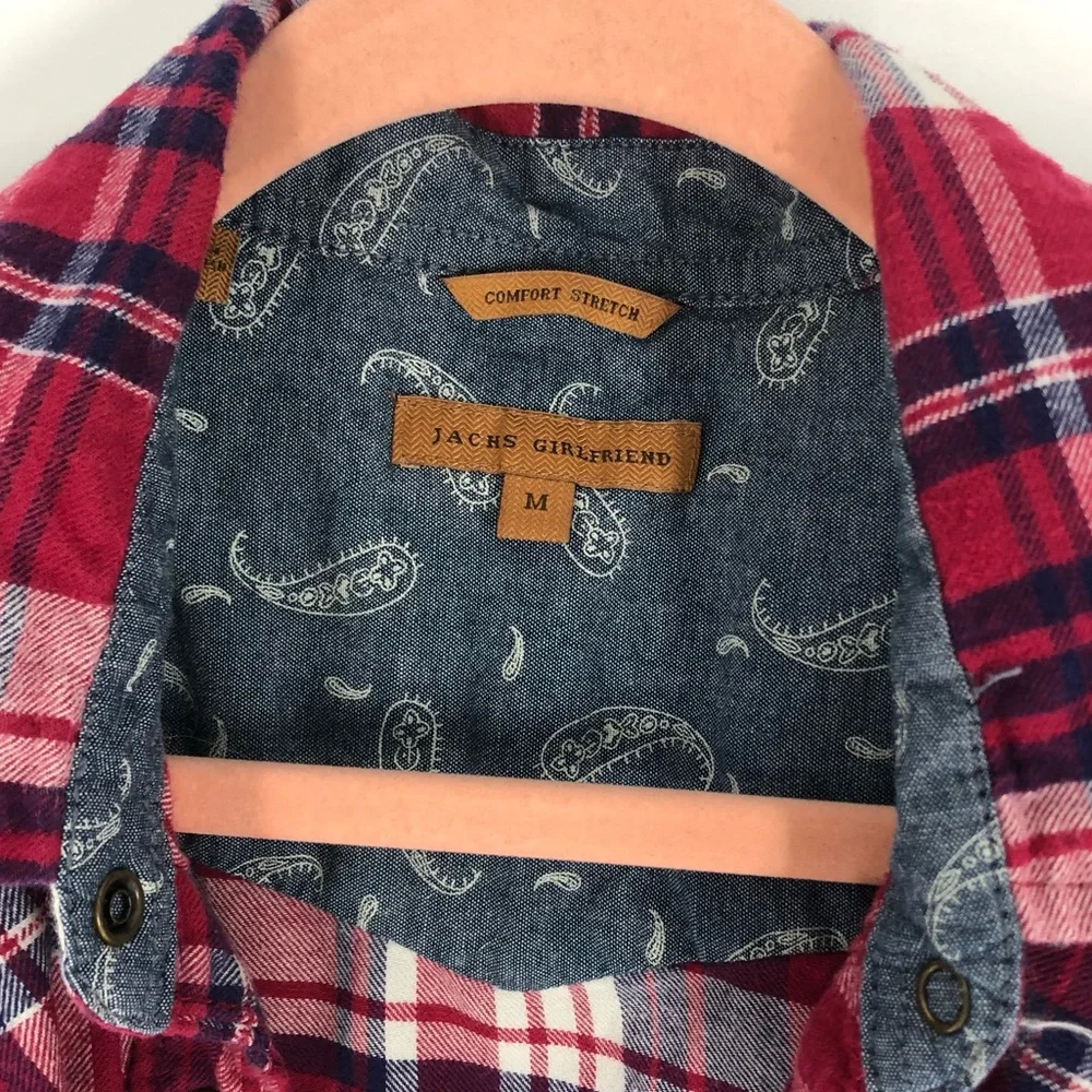 Jachs Girlfriend Womens flannel size M - Picture 7 of 10
